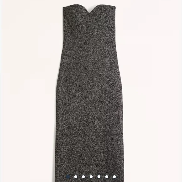 MIDI Abercrombie Sparkly Tube Top Dress - Picture 3 of 7